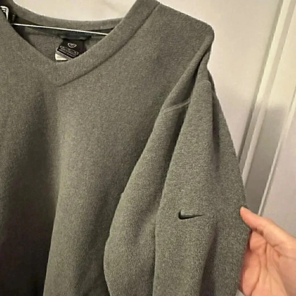 Nike therma fit fleece pullover men's size Medium long sleeved - Picture 4 of 12